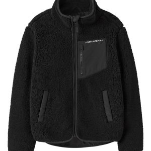 Name It Fleece Jakke Kids Mattia Sherpa Black