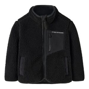 Name It Fleece Jakke Mini Mattia Sherpa PB1 Black