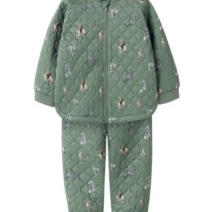 Name It Termosæt Mini Moon Quilt AOP Laurel Wreath