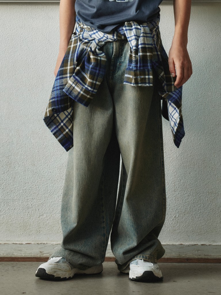 Name It Jeans Kids Ben X-skater Vintage Medium Blue Denim - Billede 5