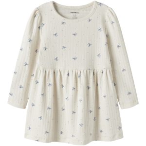 Name It Kjole Mini LS Kathlen Antique White