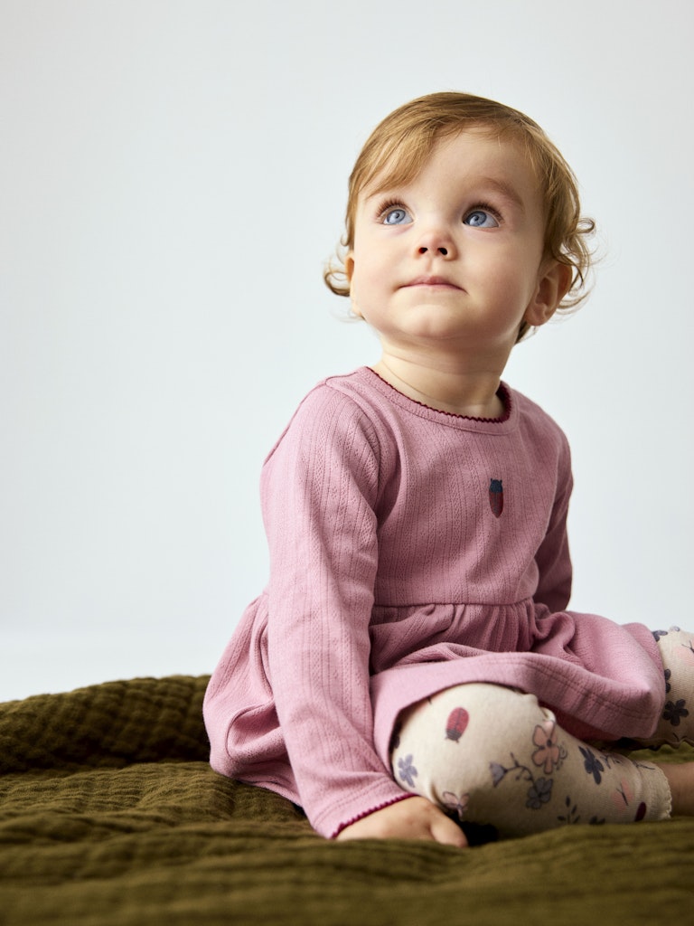 Name It Kjole Baby LS Kirsa Lilas - Billede 4