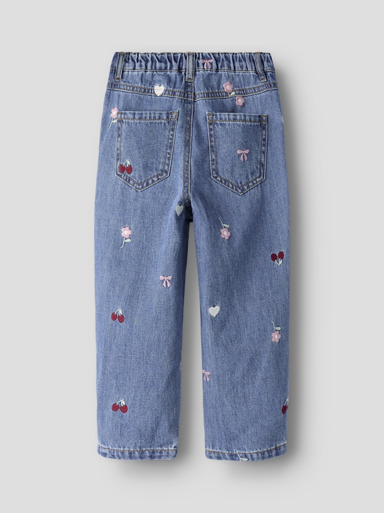 Name It Jeans Mini Bella Barrel Medium Blue Denim - Billede 2