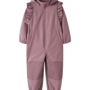 Name It Softshell Heldragt Mini Alfa08 Foil Wishful Mauve