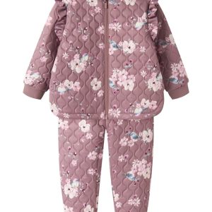Name It Termosæt Mini Moon Quilt AOP Wishful Mauve