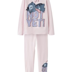 Name It Nattøj Kids LS Anda Stitch Cradle Pink