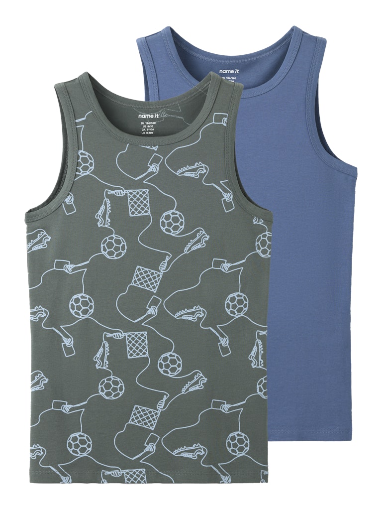 Name It Undertrøjer Kids 2-pak Tank Top Kick Off Urban Chic