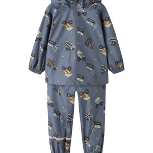 Name It Regntøj Mini Drain05 Set AOP Vintage Indigo