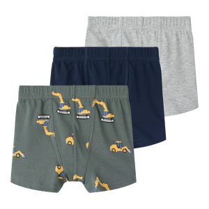 Name It Boxershorts Mini 3-pak Thights Excavator Urban Chic