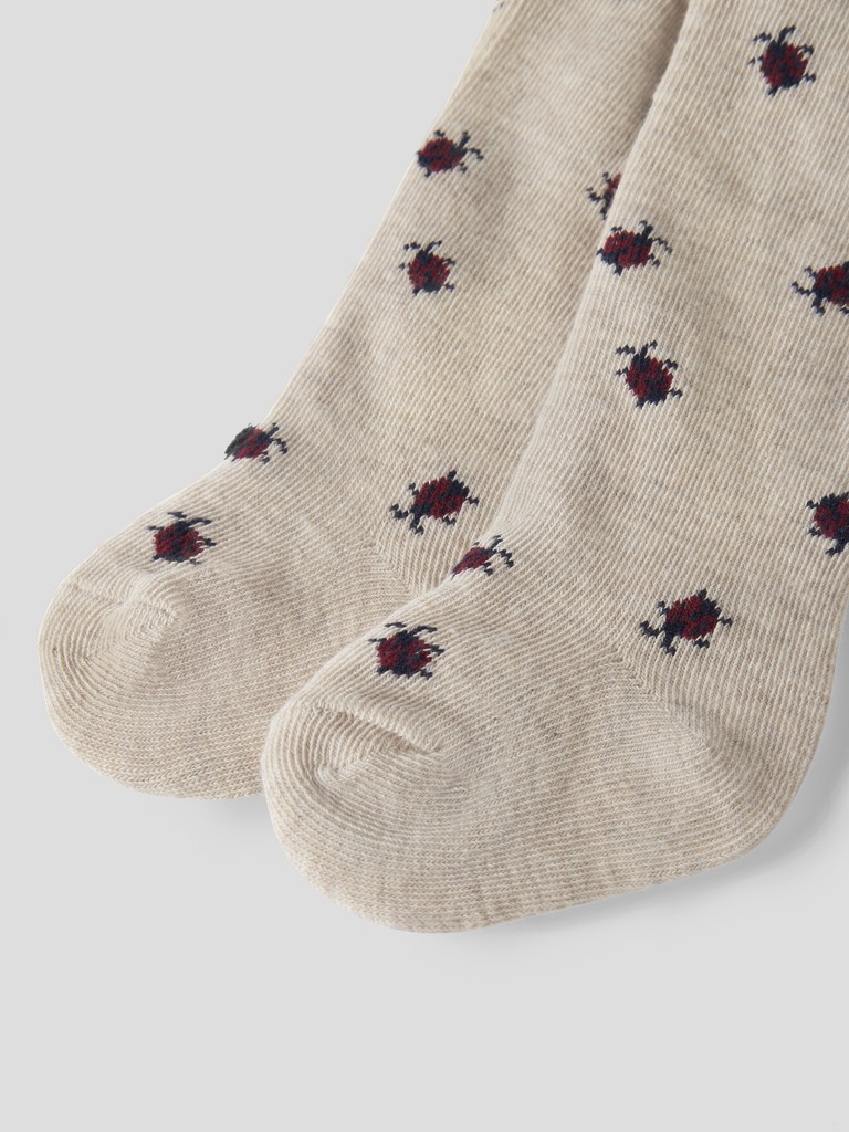 Name It Strømpebukser Baby Kadybug Peyote Melange - Billede 2
