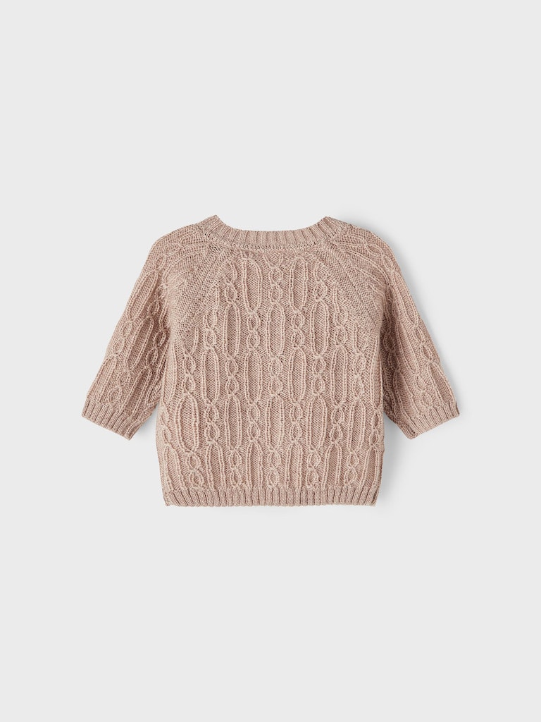 Name It Uld Cardigan LS Strik Wrilla Sphinx - Billede 2