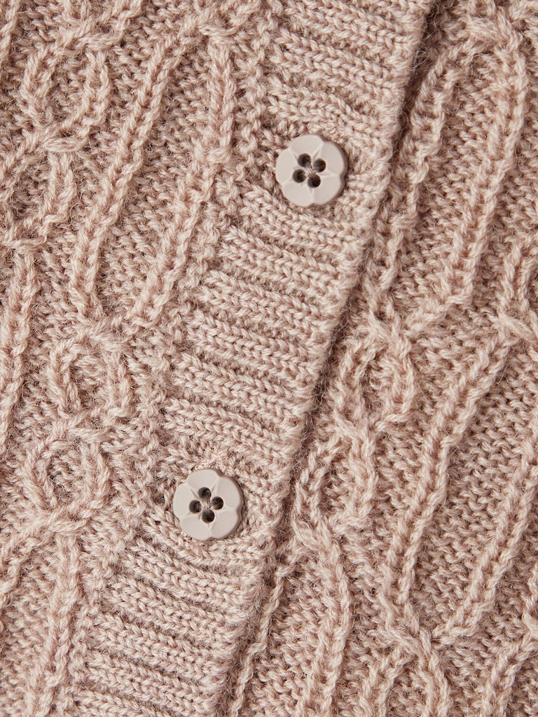 Name It Uld Cardigan LS Strik Wrilla Sphinx - Billede 3