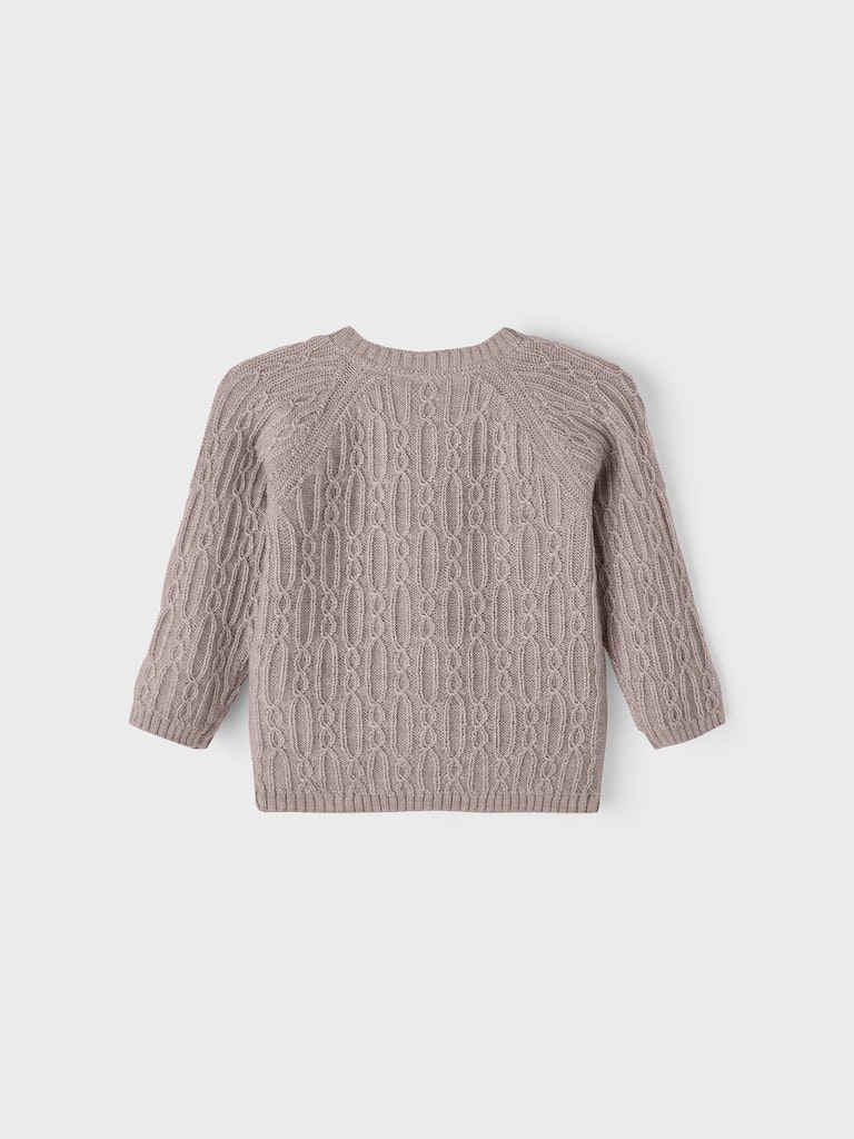 Name It Uld Cardigan LS Strik Wrilla Sphinx - Billede 2