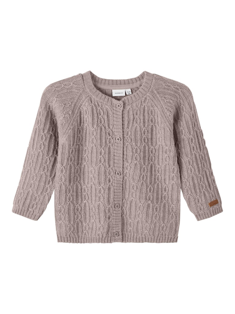 Name It Uld Cardigan LS Strik Wrilla Sphinx