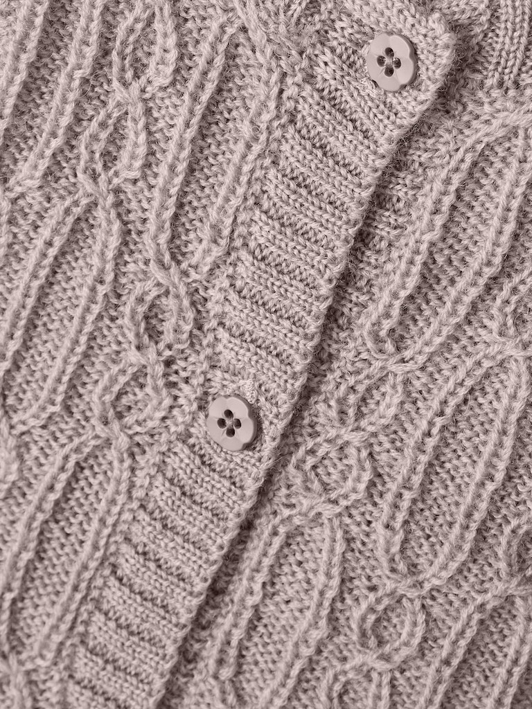 Name It Uld Cardigan LS Strik Wrilla Sphinx - Billede 3