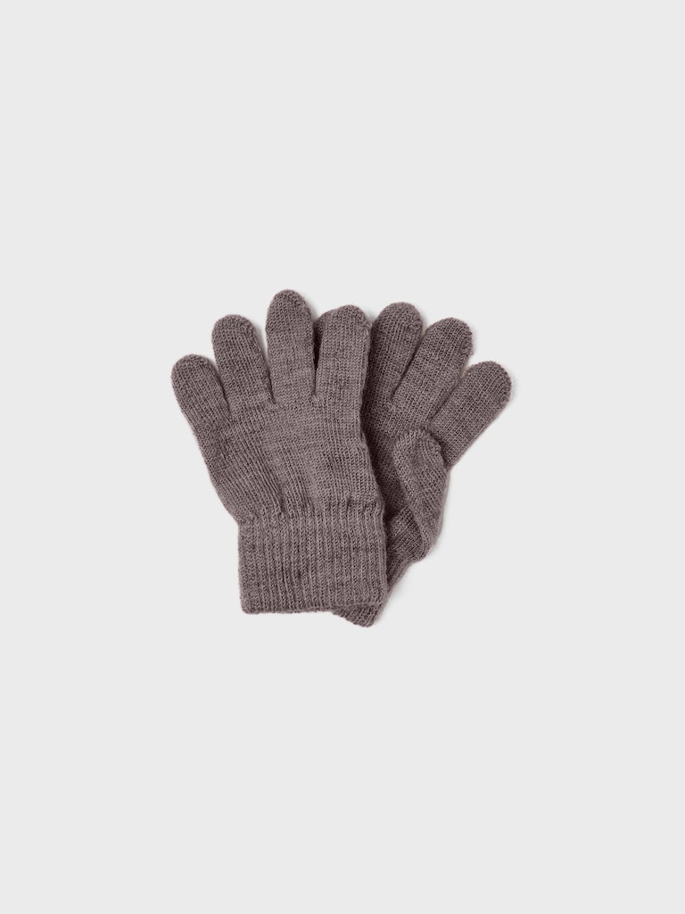 Name It Uld Vanter Strik Holla Gloves Peppercorn - Billede 2