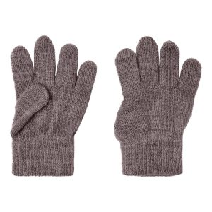 Name It Uld Vanter Strik Holla Gloves Peppercorn