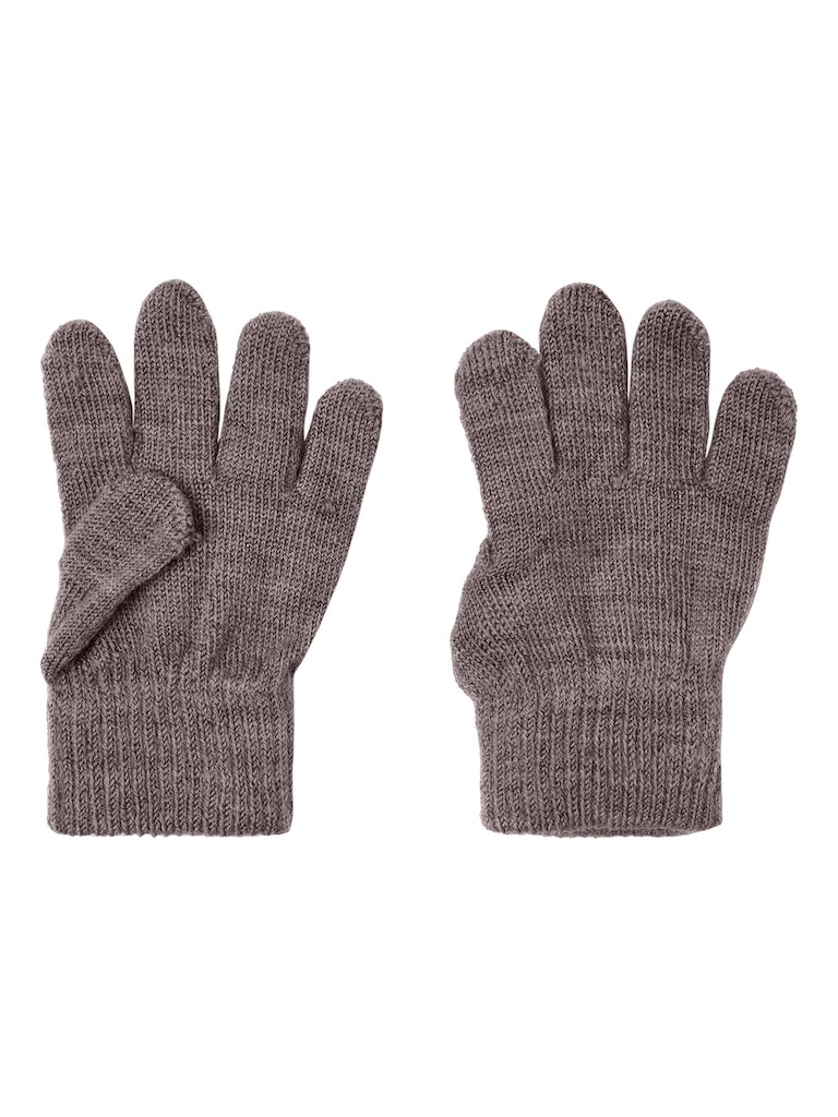 Name It Uld Vanter Strik Holla Gloves Peppercorn