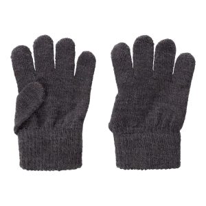 Name It Uld Vanter Strik Holla Gloves Iron Gate