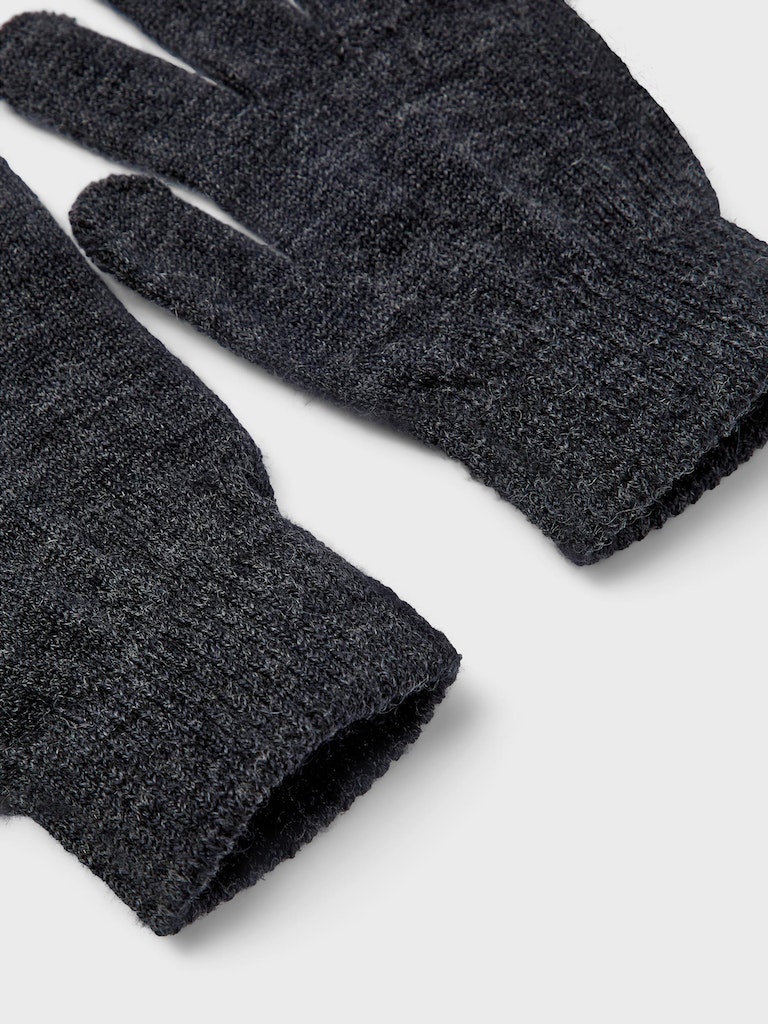 Name It Uld Vanter Strik Holla Gloves Blue Graphite - Billede 2