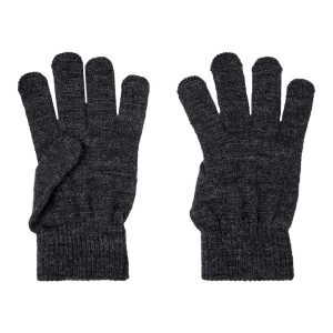 Name It Uld Vanter Strik Holla Gloves Blue Graphite