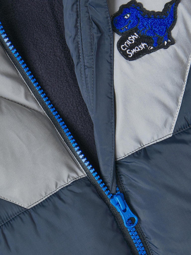 Name It Jakke Morten Puffer Reflective Dark Sapphire - Billede 2