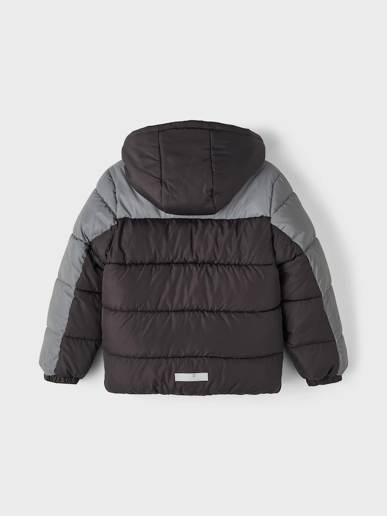 Name It Jakke Marcus Puffer Reflective Black - Billede 2