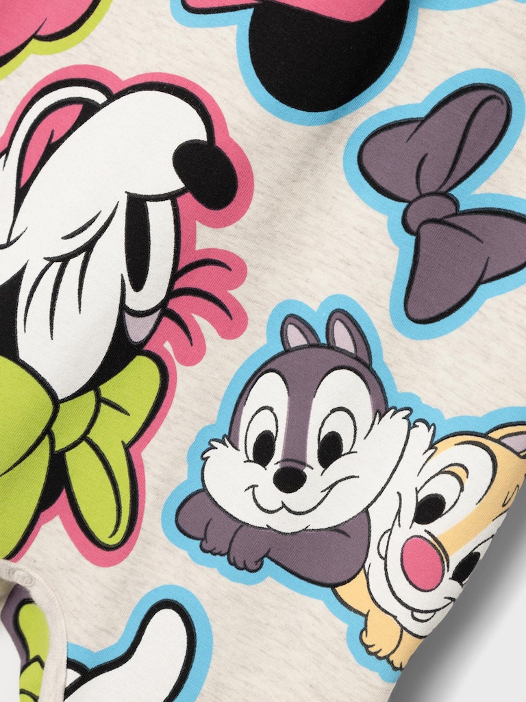Name It Heldragt LS Jen Minnie Mouse Peyote Melange - Billede 3