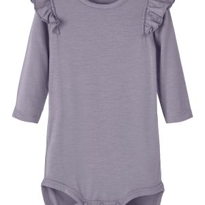 Name It Body LS Kessie Lavender Gray