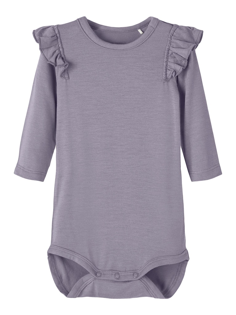 Name It Body LS Kessie Lavender Gray