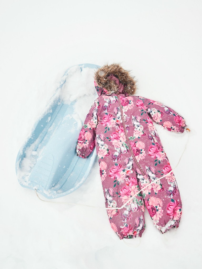 Name It Flyverdragt Snow10 Suit Unicorn Dream Wishful Mauve - Billede 6