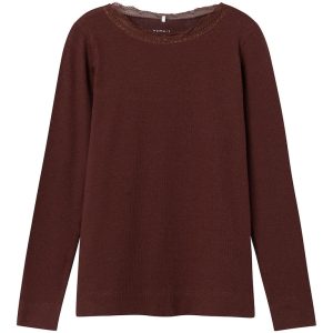 Name It Bluse LS Laja Rum Raisin