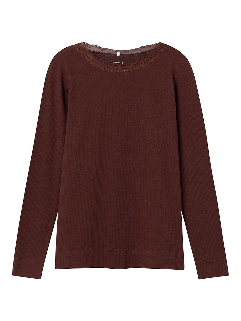 Name It Bluse LS Laja Rum Raisin
