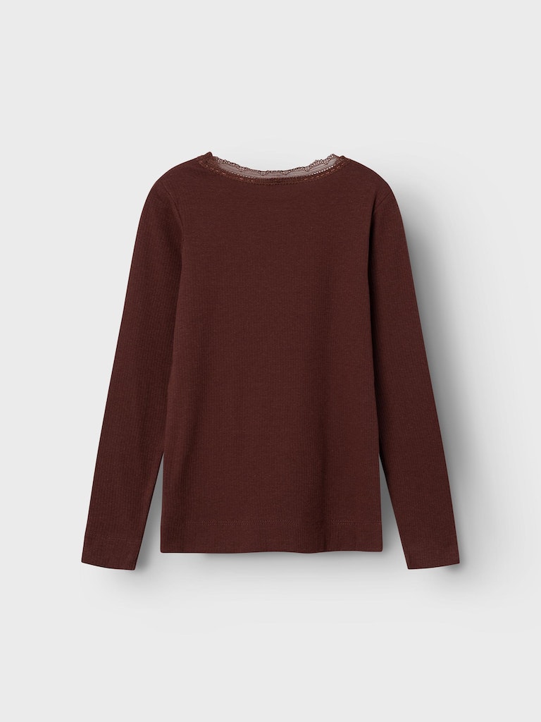 Name It Bluse LS Laja Rum Raisin - Billede 3