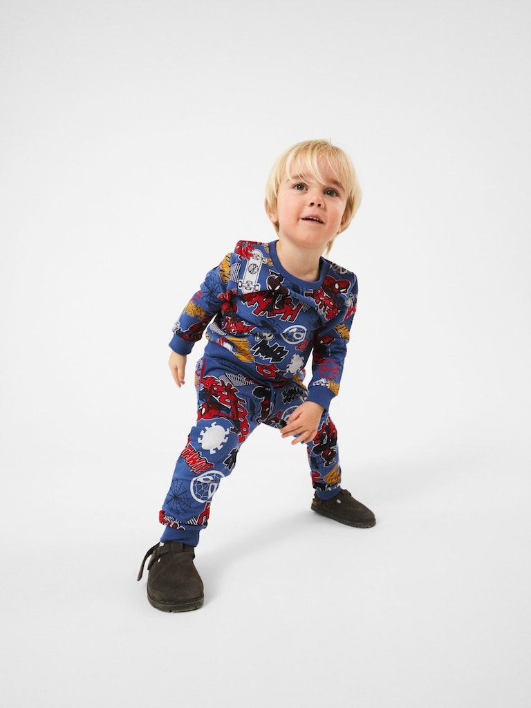 Name It Sweatshirt LS Octas Spiderman Bijou Blue - Billede 4