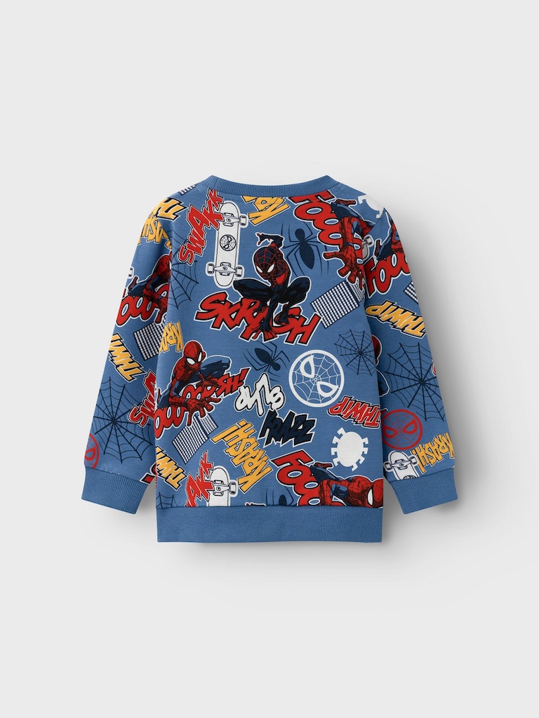 Name It Sweatshirt LS Octas Spiderman Bijou Blue - Billede 3
