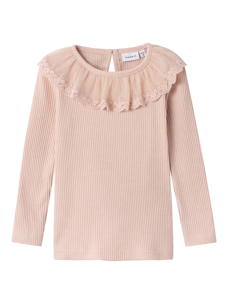 Name It Bluse LS Rusa Slim Rose Smoke