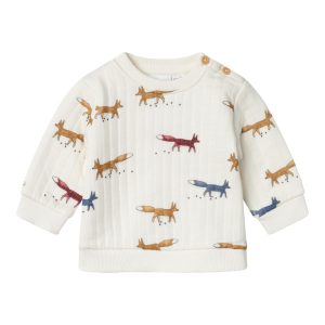 Name It Sweatshirt LS Rolin Quilt Jet Stream