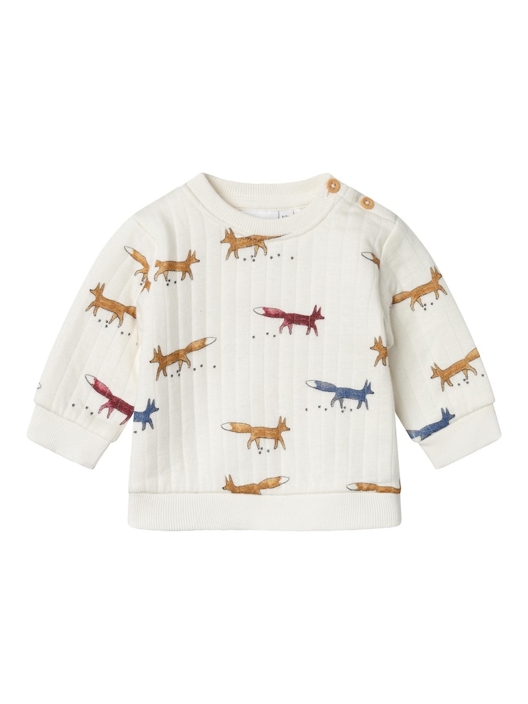 Name It Sweatshirt LS Rolin Quilt Jet Stream