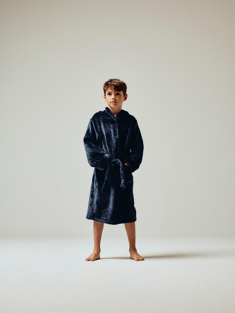 Name It Badekåbe Raibe Morning Robe Dark Sapphire - Billede 4