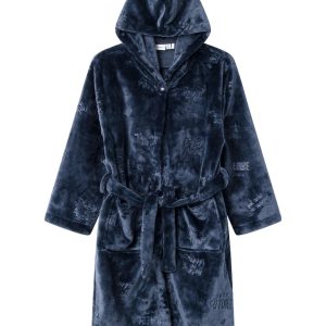 Name It Badekåbe Raibe Morning Robe Dark Sapphire