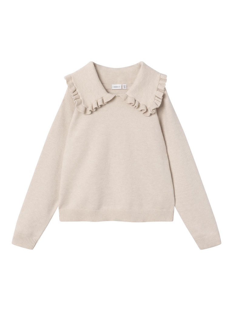 Name It Bluse Strik LS Rosabell Peyote Melange
