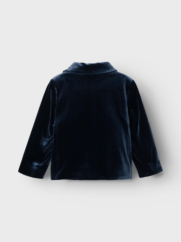 Name It Blazerjakke LS Rival Velour Dark Sapphire - Billede 2