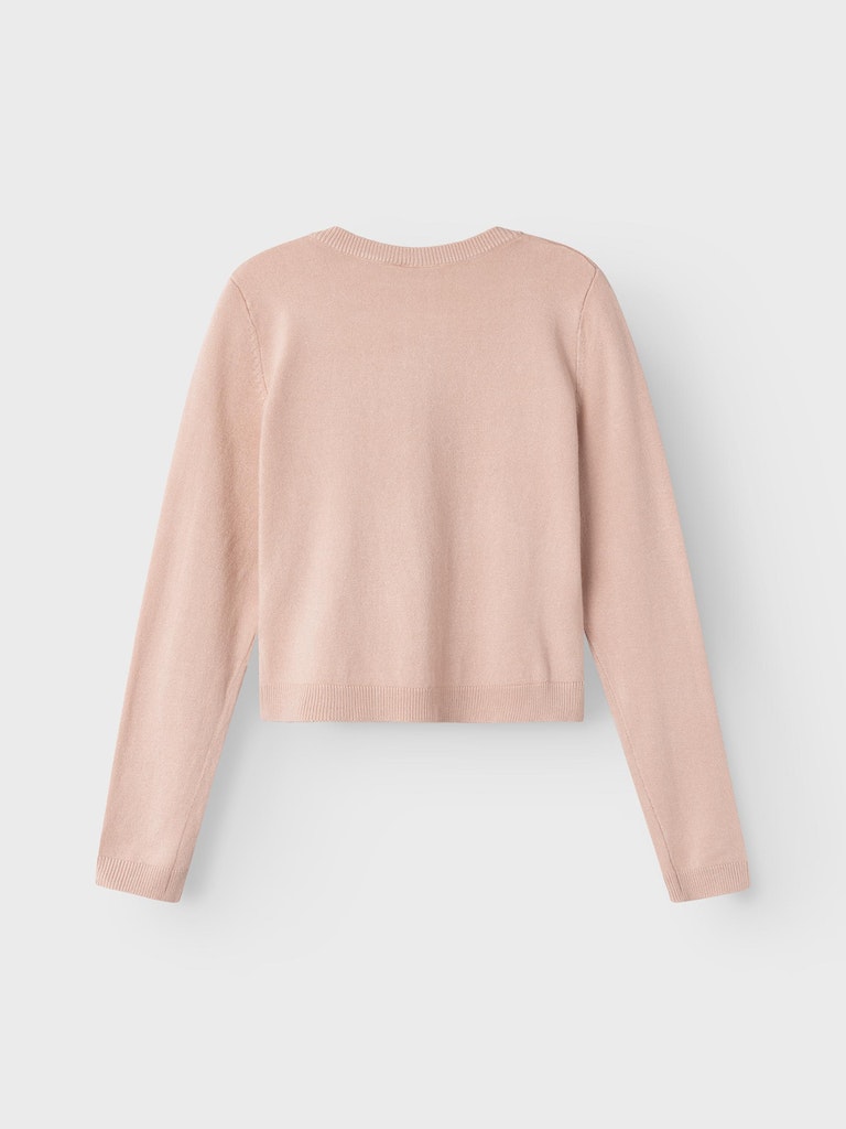 Name It Cardigan LS Strik Valma Short Rose Smoke - Billede 2