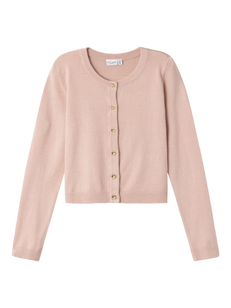 Name It Cardigan LS Strik Valma Short Rose Smoke