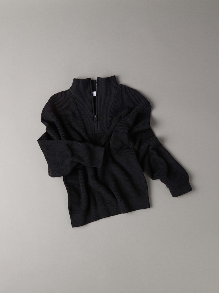 Name It Bluse Strik LS Sefolle Black - Billede 4