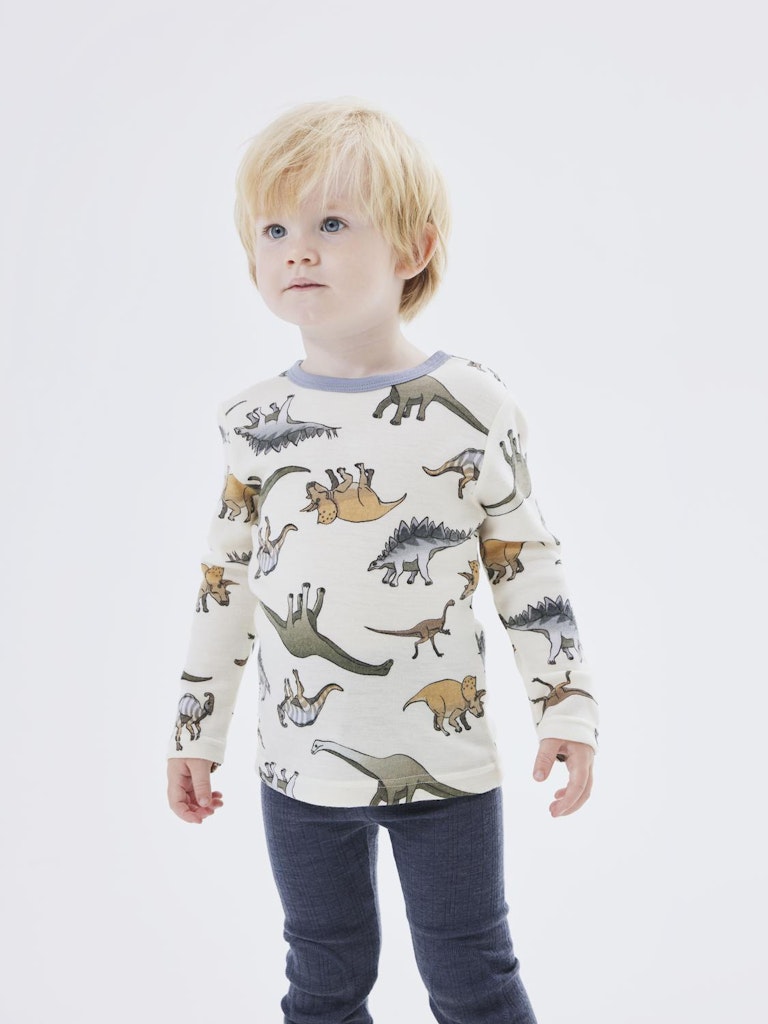 Name It Uld Bluse LS Willitus Snow White - Billede 4