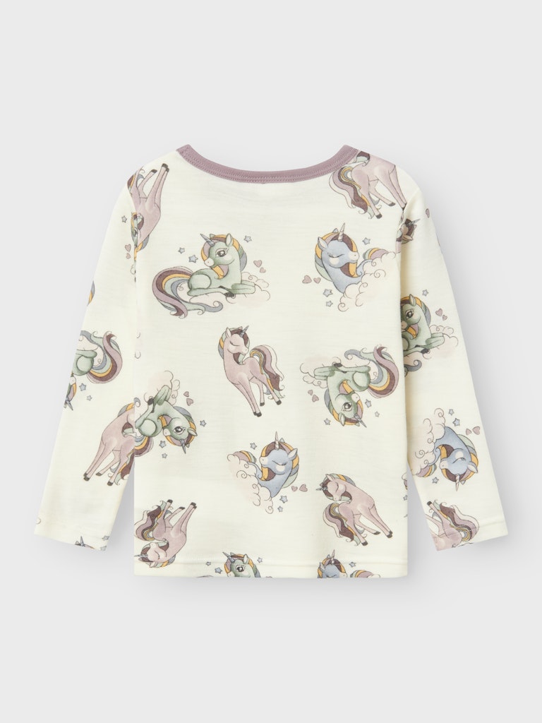 Name It Uld Bluse LS Willitus Snow White - Billede 2