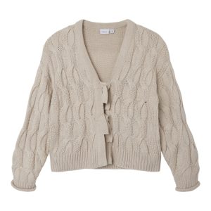 Name It Cardigan LS Strik Kimmao Peyote Melange