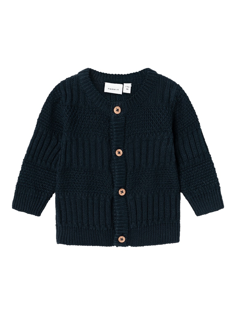 Name It Cardigan LS Baby Strik Nabel Dark Sapphire